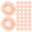 50Pièces Protections Plastique Incendie Orange Usage 9