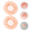 50Pièces Protections Plastique Incendie Orange Usage 10