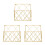 3Pièces Étagère Pour Rangement Mural 1