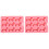 4Stk Backformen Aus Silikon Rosa Für Und Kuchen, 4