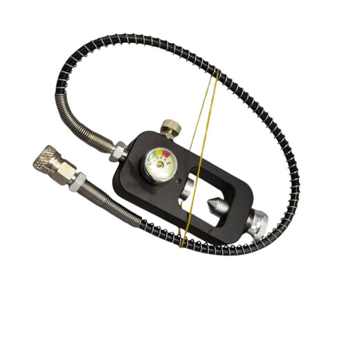 2Pièces Accessoire De Valve Adapatateur Bouteille Noir Durable 1