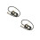 2Pièces Accessoire De Valve Adapatateur Bouteille Noir Durable 5
