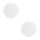 2Pcs White Knitting Elastic Bands Soft Stretch Straps for Clothing Use 1