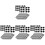 Black PVC Camera Shading Stickers Easy Apply Blackout Labels 1