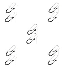 10Pcs Black Stainless Steel Leak Testing Tool Portable Water Test Rod