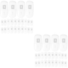 200Pcs Clear ABS Nail Practice Tips Nail Color Sample Sticks for Home