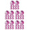 100Pcs Lightweight Violet Uv Indicator Cards for Outdoor Testing 1