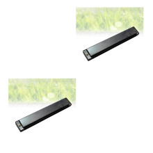 2Pcs Black Harmonica Toy Perfect Music Instrument for Kids