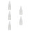 5Pcs Silver Glitter Spray Party Shine 1