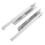 4Pcs Cabinet Drawer Slides Heavy Duty Soft Close Silver Sliding Rails 7