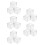 15Pcs Small Transparent Baseball Display Case Acrylic Clear Holder 1