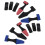 12Pcs Assorted Color Fishing Rod Tip Covers and Elastic Pole Strap Set 1