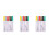 3Ensembles Marqueurs Auto Métalliques Multi-Usage Couleurs Vives 1