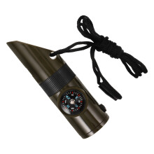 5Pcs Lightweight ABS Camping Whistles with Compass for Outdoor Safety