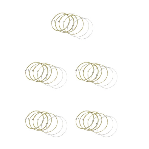30Pcs Multi Color Brass Alloy Guitar Strings Set Durable Replacement