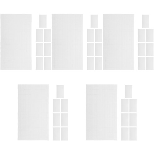 Double-Sided Adhesive Foam Squares White for Craft Use