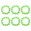 3000Pièces Pompons Verts Pour Décoration, Porte-Clés, Couture 3