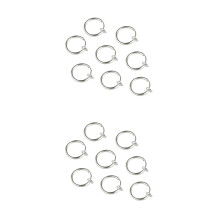 16Pcs Silver Piercing Rings for Nose Lip Ear Belly Lightweight Jewelry