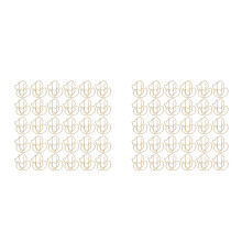 200Pcs Unique Golden Metal Duck Paper Clips Adorable Animal Clips