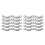 20Pcs Galvanized Pipe Clamps U-Shaped Brackets Silver for Pipe Support 1