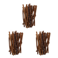 60Pcs Coffee Wood Branches Versatile Craft Sticks for Seasonal Decor