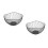 2Pcs Black Metal Fruit Basket for Fruit, Snack and Vegetable Storage 1