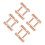8Pcs Solid Wood Double-Head Pizza Dough Roller Nonstick Baking Tool 1
