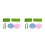 38Pcs DIY Cloth Craft Felt Material Non-Woven Bouquets Assorted Colors 1