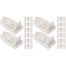 40Pcs Plastic Roller Blind Rod Plugs White Durable Installation Parts