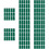 1000Pcs Premium Plastic Green Heat Shrink Covers 1
