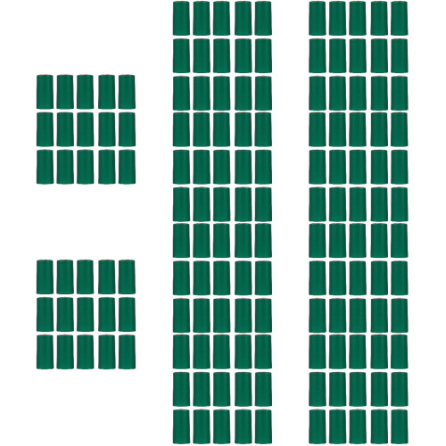1000Pcs Premium Plastic Green Heat Shrink Covers