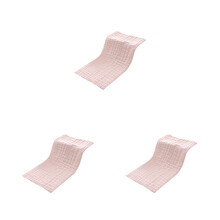 3Pièces Lingettes Coton Beige Pour Bébé Enfants Essuie-Bave Durable
