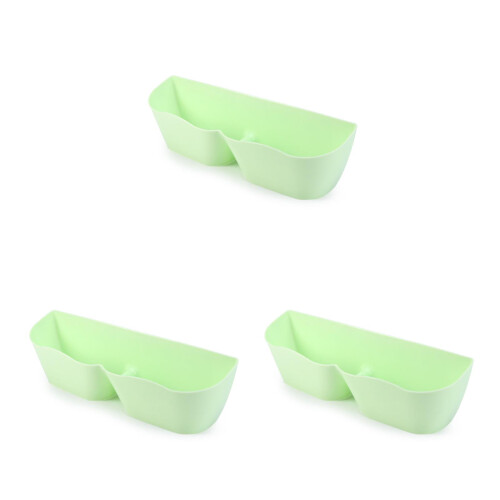 3Pcs Space-Saving Green Wall Shoe Rack Adhesive Door Hanger