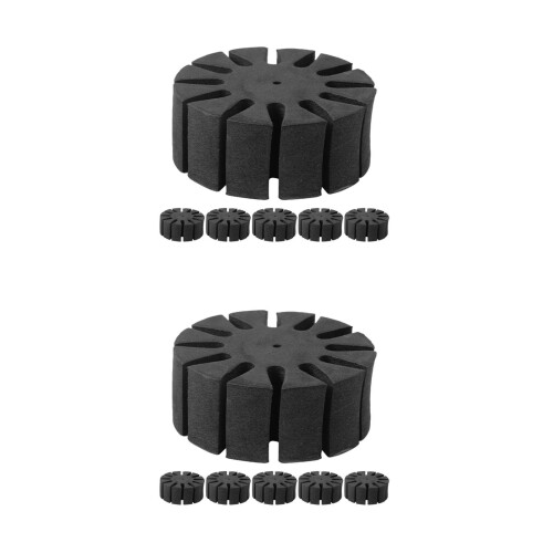 12Pcs Black Eva Arrow Storage Rack Archery Organizer Separator Shelf