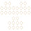 30Pièces En Bois Beige Pour Bricolage Manualités Solides 2