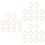 30Pièces En Bois Beige Pour Bricolage Manualités Solides 5