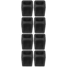 8Pcs Durable Black Plastic Speaker Handles for Replacement and Carry