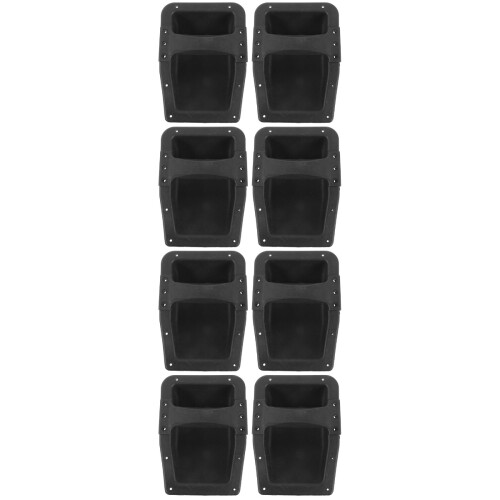 8Pcs Durable Black Plastic Speaker Handles for Replacement and Carry