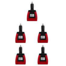 5Pcs ABS 220V Car Inverter Dc 12V to 220V Power Converter for Vehicles