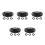 5Pcs Durable Black Front Fork Caps for Mountain Bikes Aluminum Rubber 8