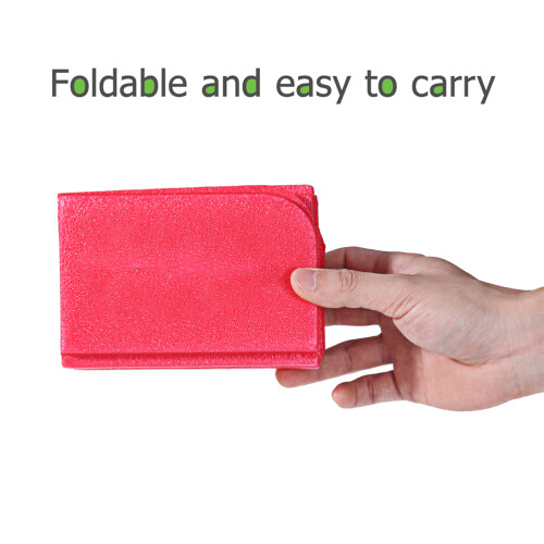 2Pcs Red Waterproof Foldable Sitting Pads Xpe Cushion for Camping 2
