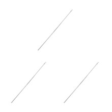 3Pcs Adjustable Silver Curtain Rod for Blinds Telescopic