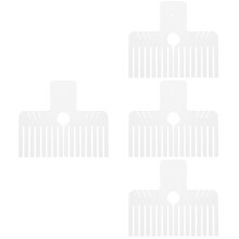 4Pcs Durable White Plastic Bow Maker for Ribbon Craft and Decorations