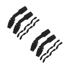 16Pcs Black Plastic Agricultural Sprayer Nozzles Cone Adjustable Tips