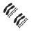 16Pcs Black Plastic Agricultural Sprayer Nozzles Cone Adjustable Tips 1