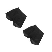 2Pcs Lightweight Stretchy Pregnancy Shorts Black Comfy Maternity Wear