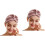 2Pcs Red Hair-Drying Hat Fast Dry Soft Comfortable for Home Use 3