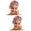 2Pcs Red Hair-Drying Hat Fast Dry Soft Comfortable for Home Use 6