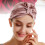 2Pcs Red Hair-Drying Hat Fast Dry Soft Comfortable for Home Use 7