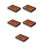 5Pcs Black Graphite Ingot Molds for DIY Gold Silver Copper Casting 1